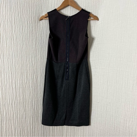 Ann Taylor loft herringbone color block sheath dress sz 2P - Picture 3 of 7
